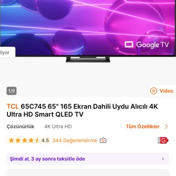 Televizyon Fiyat Farkı Ve İade Sorunu