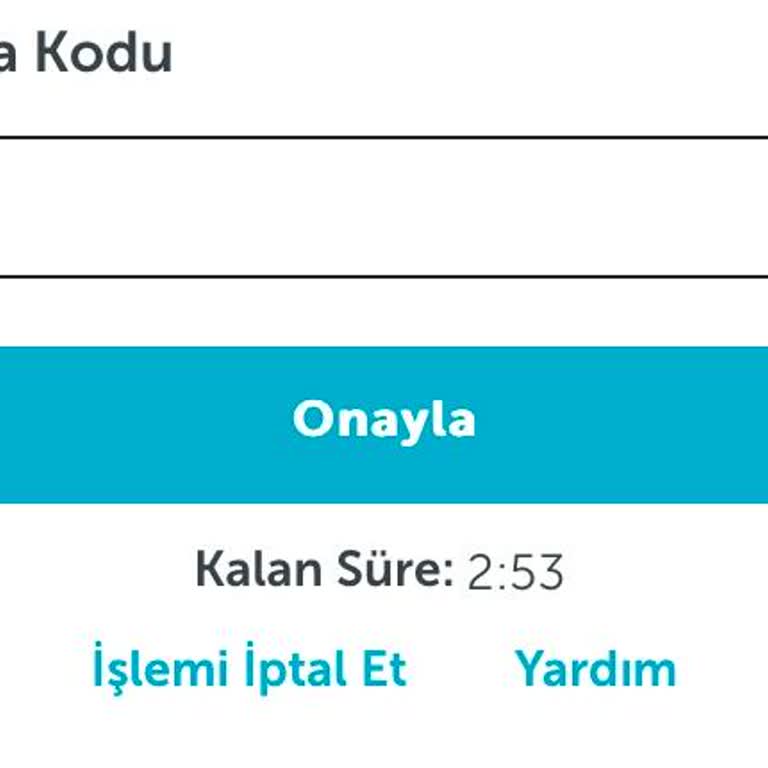Operatör Değişikliği Sonrası Onay Kodu Sorunu