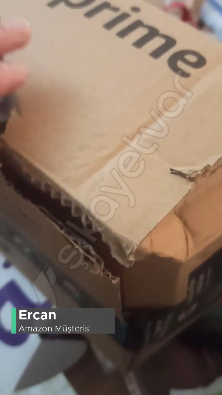 Amazon Kargosu Ve İçindeki Yırtılmış Şekilde Geldi videonun kapak resmi