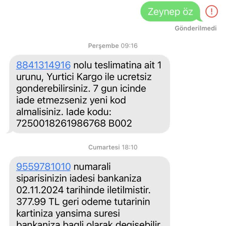 Trendyol İade Sürecinde Kapıdan Teslimat Sorunu