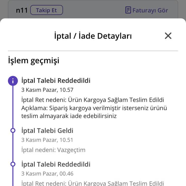 N11 Alışverişlerinde Sürekli Sorunlar Ve İptal Engelleri