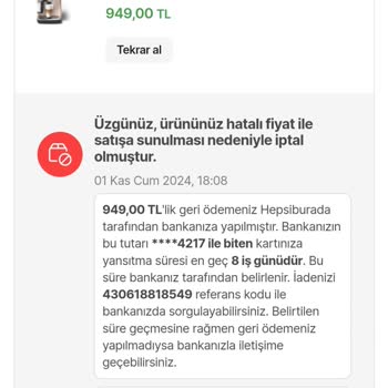 Anlık İndirim Hayal Kırıklığı: Kızımı Üzen İptal