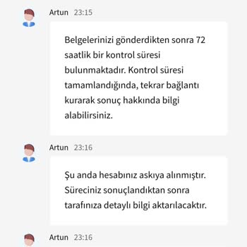 Kazancım Silindi, Çekim Reddedildi