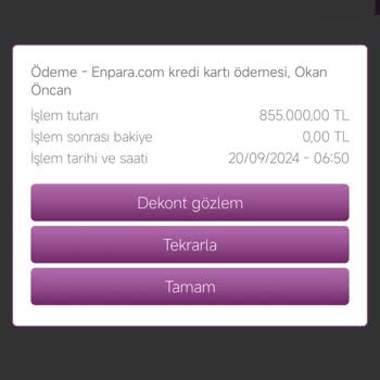 Kredi Kartı Yanlış Anlaşılma Nedeniyle İptal Edildi