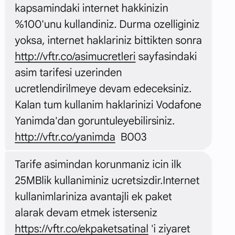 Sınırsız Paket Sorunları Ve Ek Ücretler