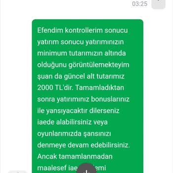 Yanıltıcı Yatırım Tutarı Ve Yetersiz Destek