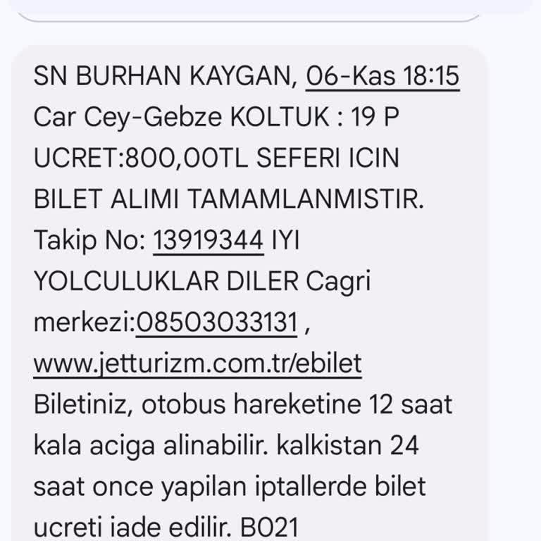 Jet Turizm İle Soğuk Ve Rahatsız Bir Yolculuk