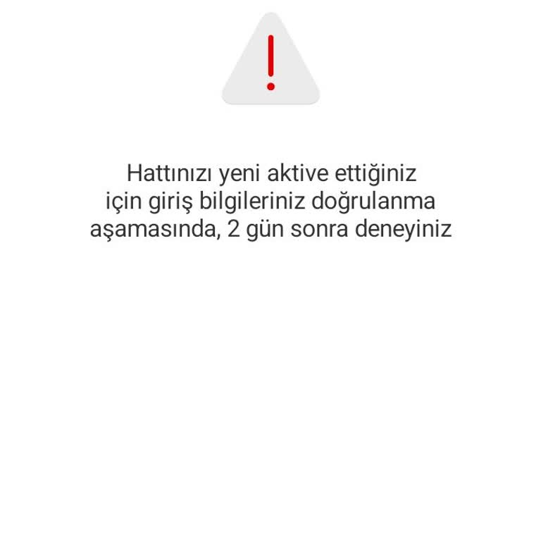 Yeni Hat Aktivasyonu Sonrası Vodafone Yanımda Sorunu