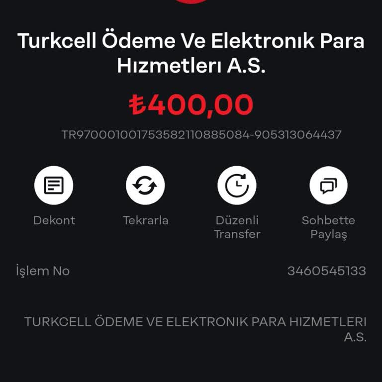Paycell Üzerinden Gönderilen Paranın Hesaba Ulaşmaması