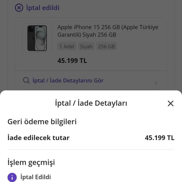 Yanlış İndirim Ve İptal Sorunu