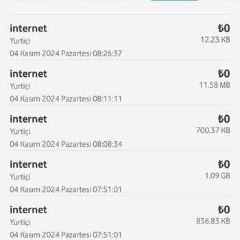 İnternet Kotası Sıfırlama Sorunu
