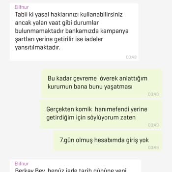 Enpara'nın Vaat Edilen Kampanya Tutarını Yatırmaması