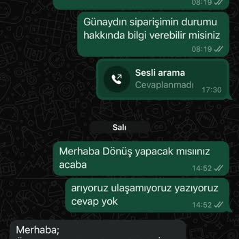 Ulaşılamayan Ürün Ve Müşteri Hizmetleri