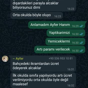 Okulda Kermes Bağışı Karmaşası