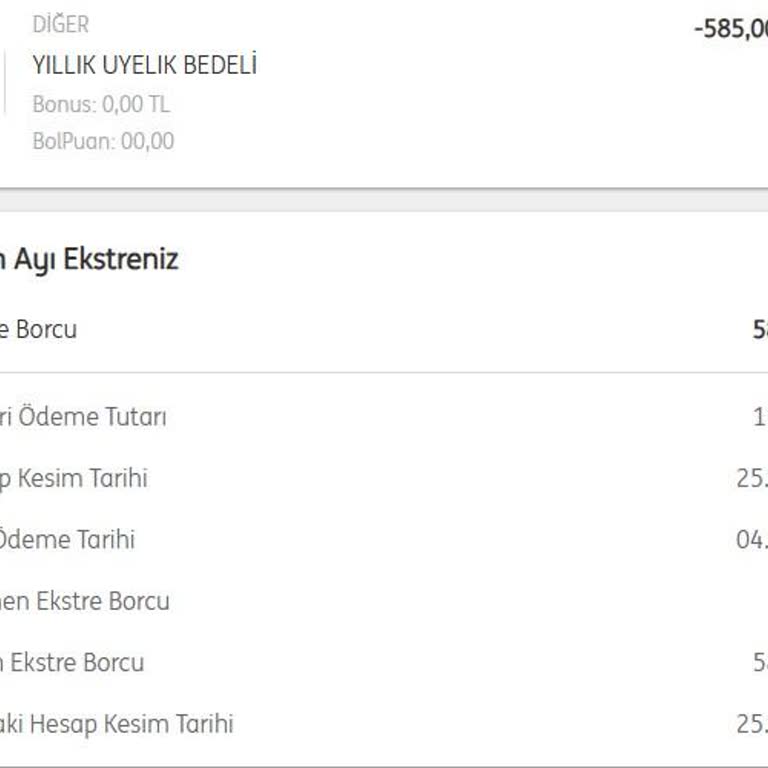 ING Bank Kredi Kartı Aidat Ücreti İadesi Talebi