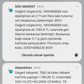 Şok Marketler Yetersiz Müşteri Hizmetleri Ve İptal Süreci