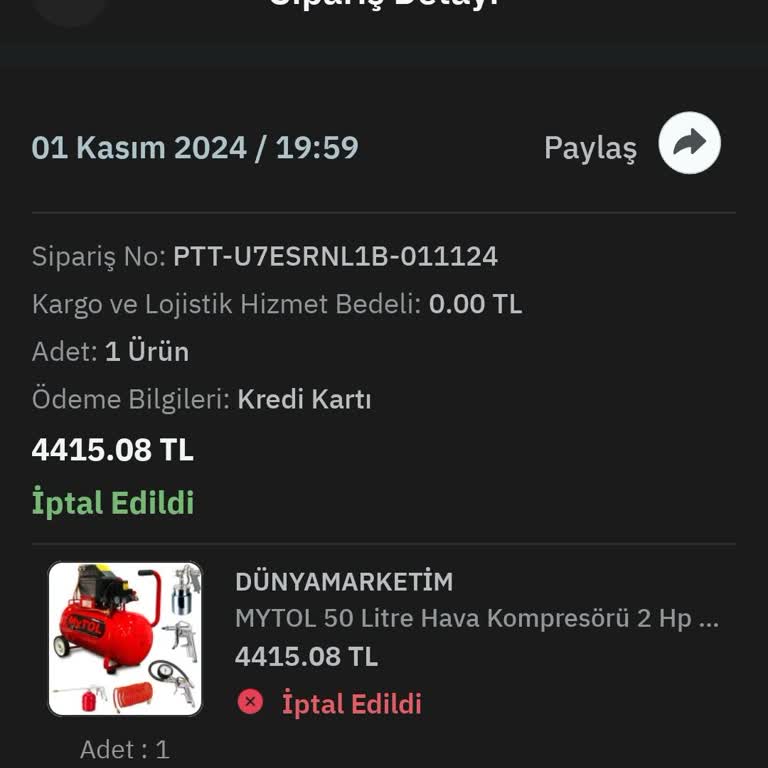 Sürekli Ertelenen Sipariş Ve İptal Mağduriyeti