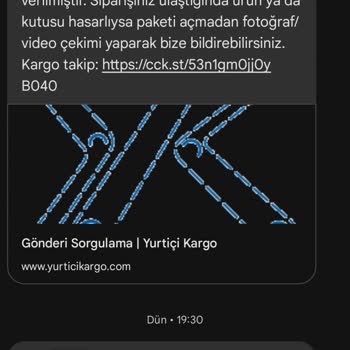 Hızlı ulaşır diye pazartesi verdim, perşembe oldu hala dağıtıma çıkmadı