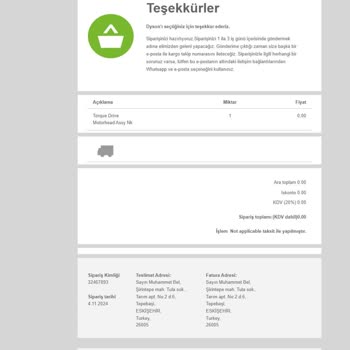 Dyson V15 Süpürge Siparişimde Sürekli Gecikme