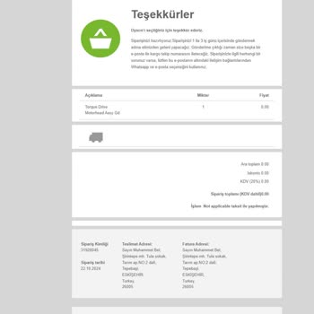 Dyson V15 Süpürge Siparişimde Sürekli Gecikme