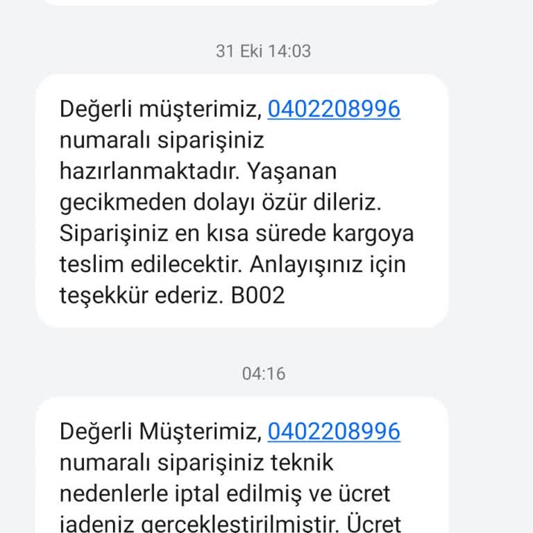 Penti'nin İptal Edilen Siparişi Ve Müşteri Hizmetleri Sorunu
