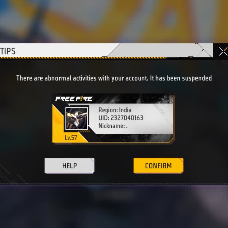 Garena Free Fire Account Suspended Unfairly Requesting Urgent Help to Recover