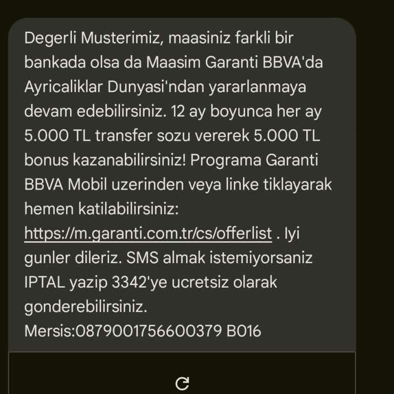 Garanti Bankası'nın Bonus Sözü Yerine Getirilmedi