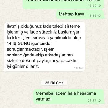 İade Sürecinde Yaşanan Sorunlar Ve Güvensizlik
