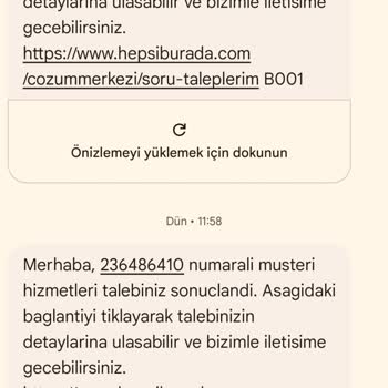 Kargoda Bekleyen Ürün Ve İptal Talebi