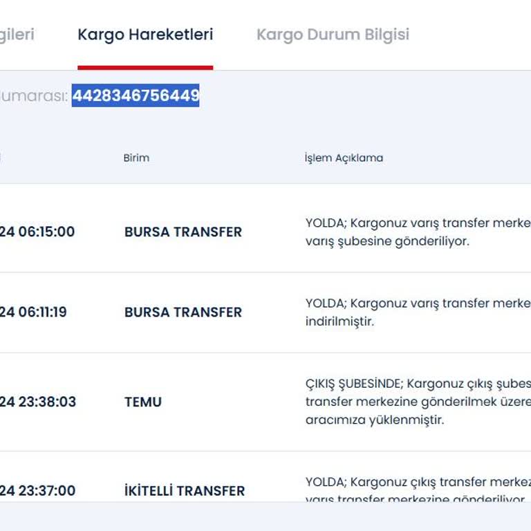 Kargom 12 Gündür Bursa Transfer Noktasında Bekliyor