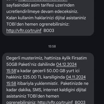 Onaysız İnternet Paketi Ve İletişim Sorunu