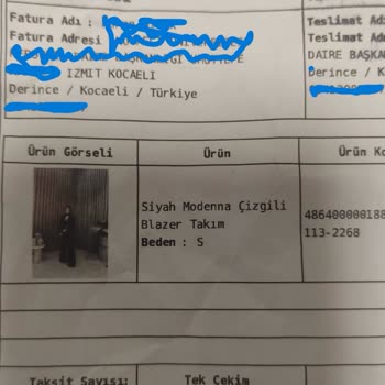 Yanlış Beden Ve Faturasız Ürün Sorunu