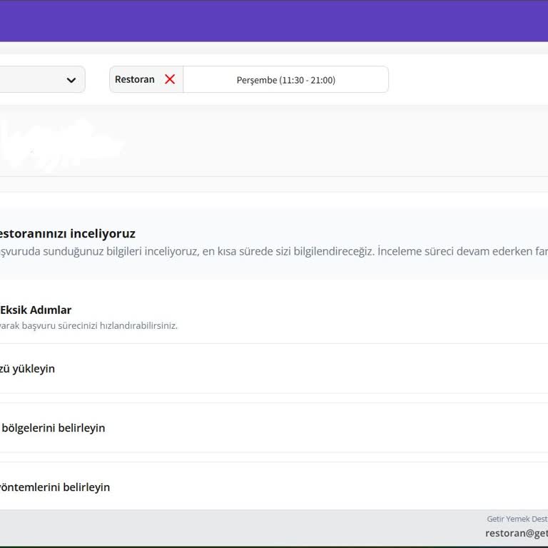 Getir Restoran Üyelik Sürecinde Uzayan Bekleyiş