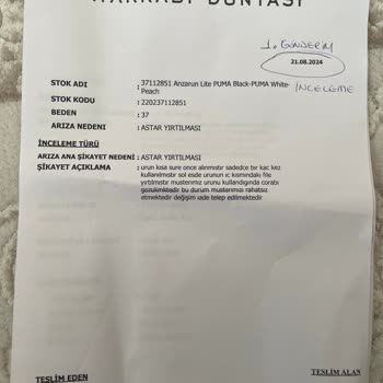 Ayakkabı Dünyası'nda Hayal Kırıklığı: Ürün Kalitesi Ve Müşteri Hizmetleri