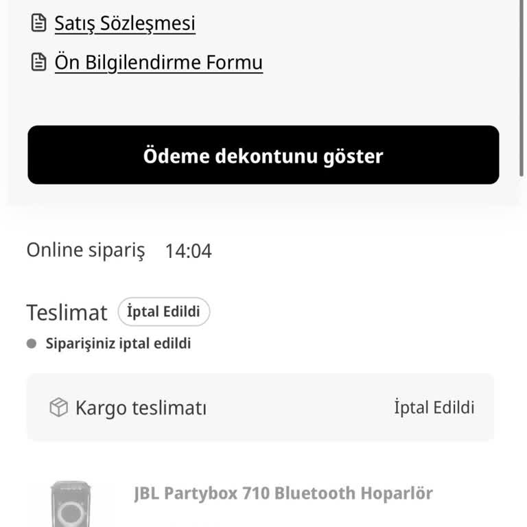 İptal Edilen Sipariş Ve Artan Fiyat Şoku