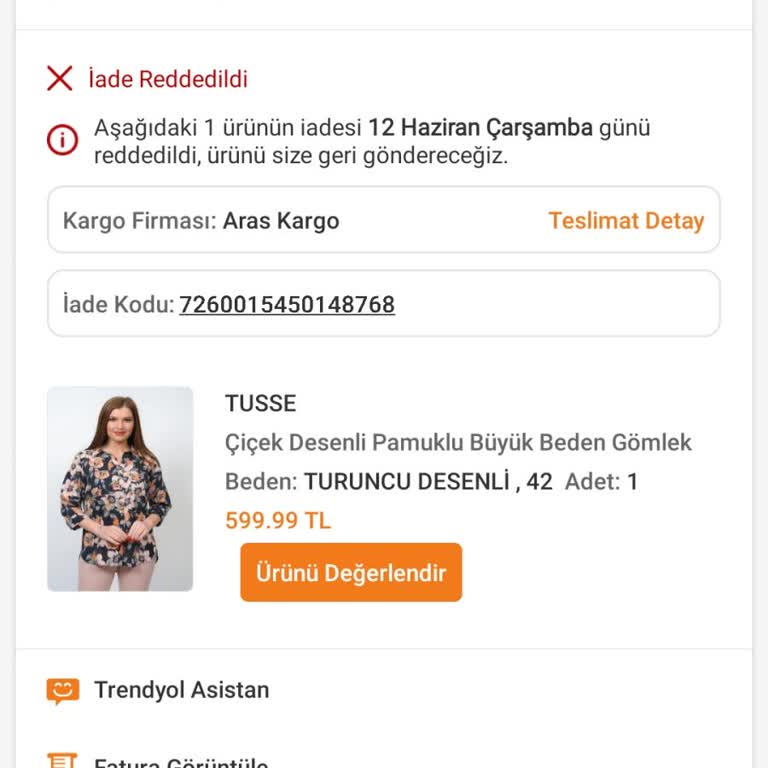 Aras Kargo İle Kaybolan Ürün Ve İade Sorunu