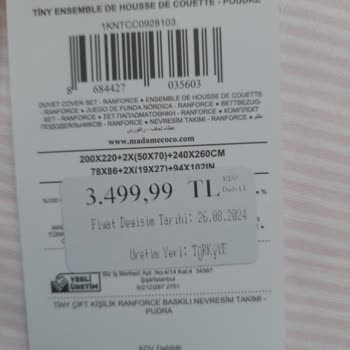 Madame Coco Yanıltıcı Ürün Etiketi Ve Müşteri Hizmetlerinde Saygısızlık