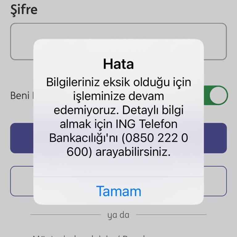 ING Bankası'nda Erişim Sorunu Ve Yetersiz Müşteri Hizmetleri