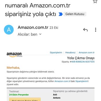 Kayıp Mont: Amazon Ve Kargo Firması Arasında Sıkıştım