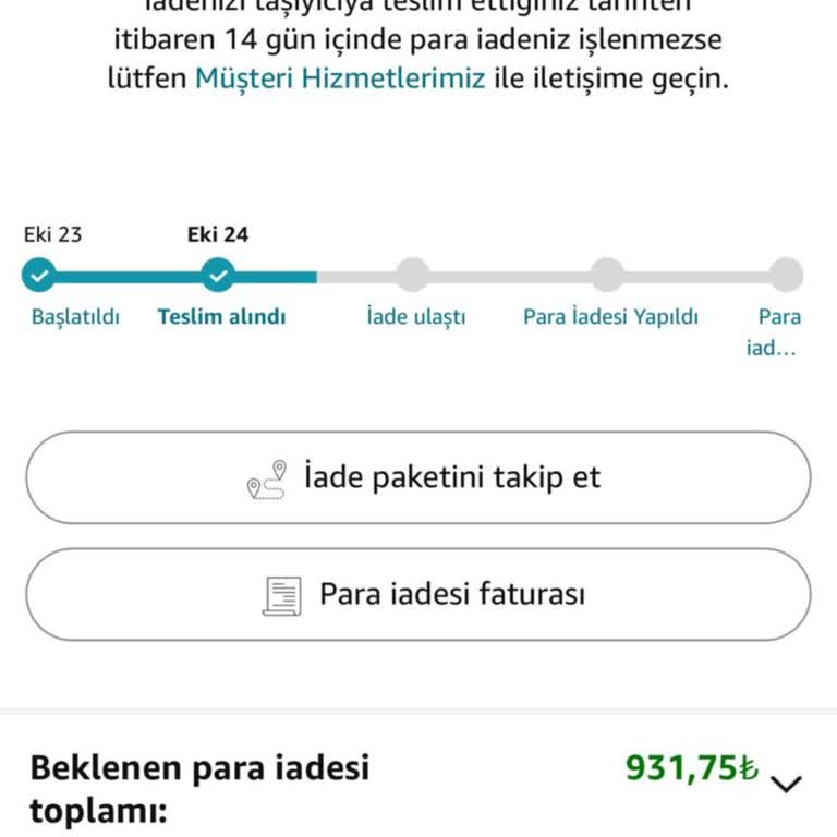 İade Sürecindeki Aksaklık Ve İletişim Sorunu