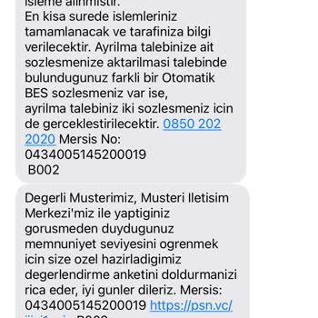 Yanıltıcı Mesajlarla Rahatsız Ediliyorum!