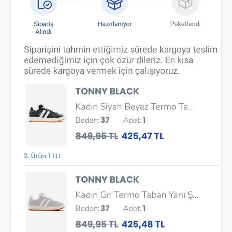 Sipariş Hazırlık Sürecinde Gecikme