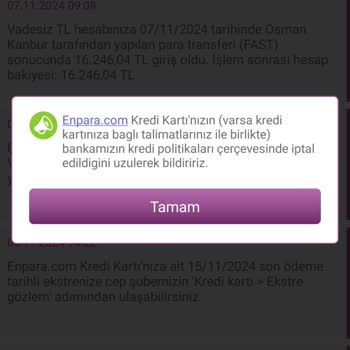 Enpara.com Kredi Kartı İptali Ve Müşteri Hizmetleri Sorunu