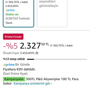 Amazon İndirim Farkı İadesi Sorunu