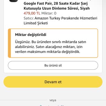 Amazon Türkiye'de Alışverişte Hayal Kırıklığı