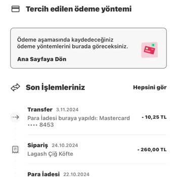 Yemek Sepeti'nde İptal Edilen Sipariş Ve İade Sorunu