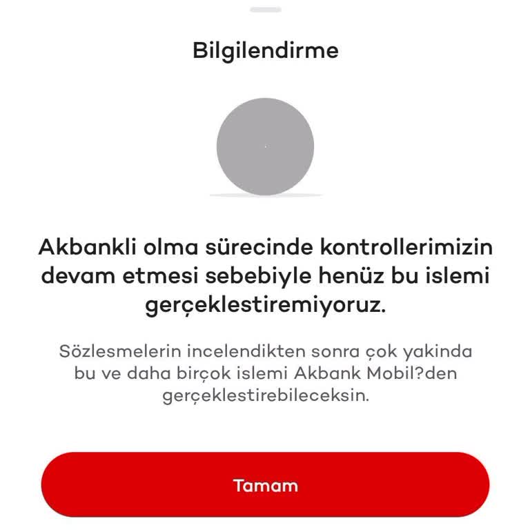 Akbank Müşteri Olma Sürecinde Yaşanan Gecikme