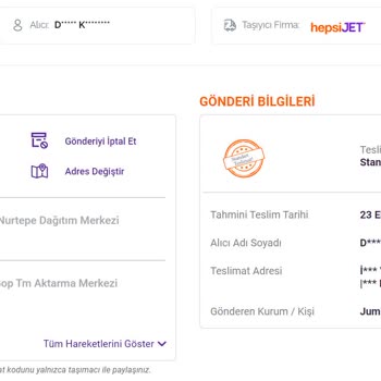 Kargoda Kaybolan Ürün Ve Yetersiz Müşteri Hizmetleri