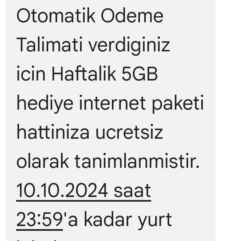 Otomatik Ödeme Talimatı Sorunu Ve Hattın Haksız Kapatılması
