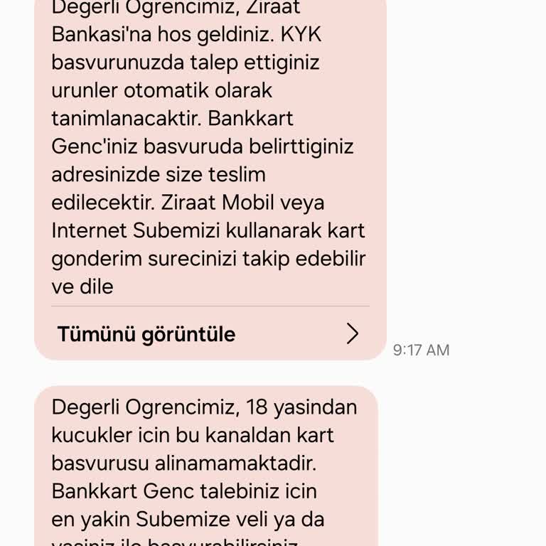 Genç Kart Başvurusu Ve Ziraat Bankası İletişim Sorunu